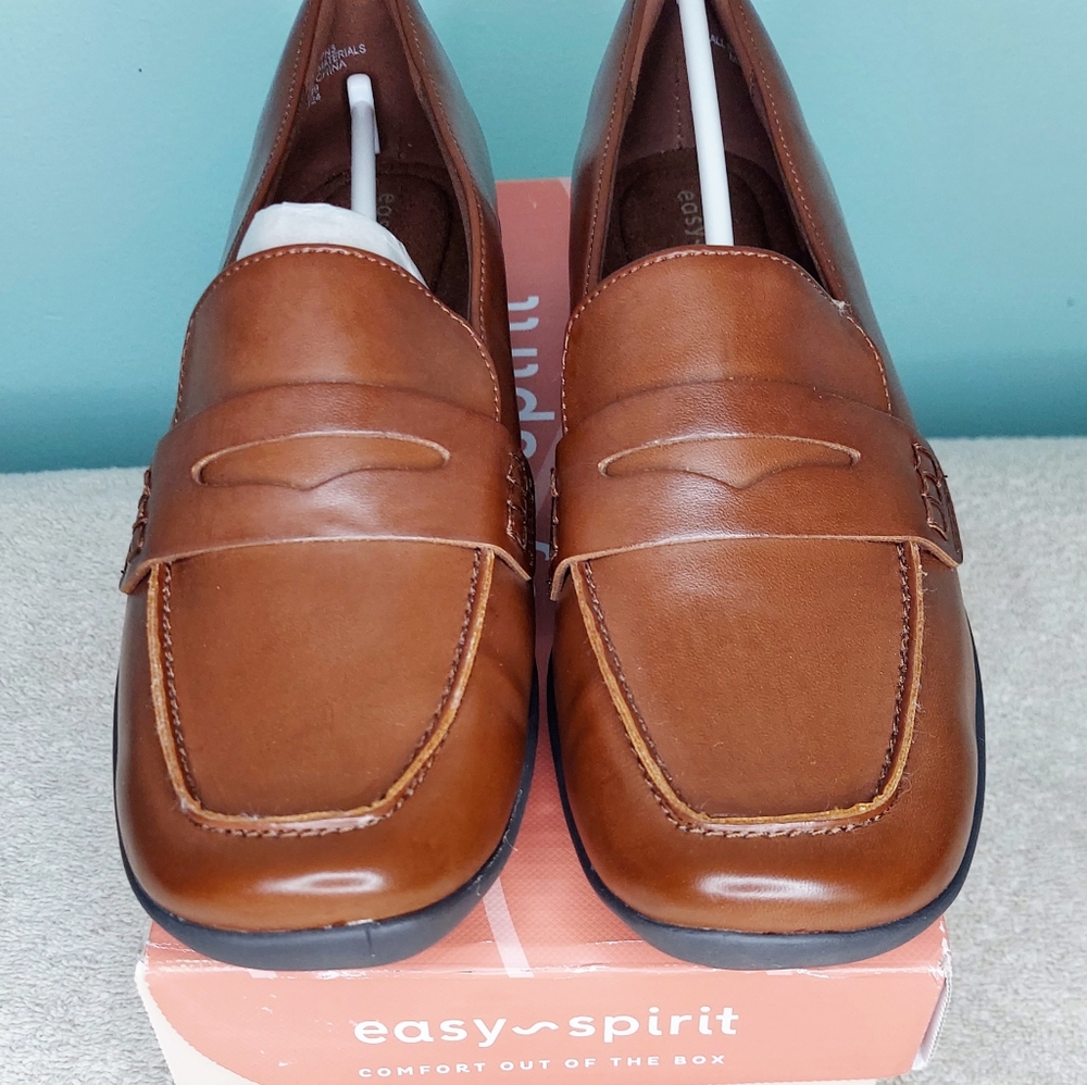 Easy Spirit Aerily Medium Brown Loafers Women's Size 8M Brand New In Box - Picture 7 of 16